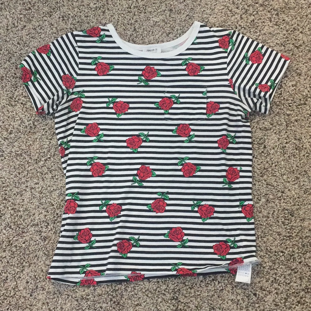 Rose t shirt